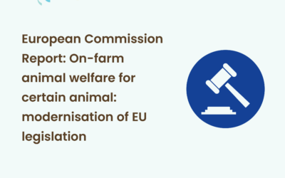 On-farm animal welfare for certain animals: modernisation of EU legislation